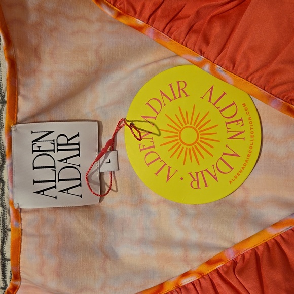 Alden Adair pink and orange Kelsey dress - Picture 6 of 9